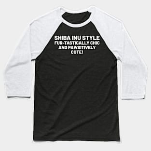 Shiba Inu Cute! Baseball T-Shirt